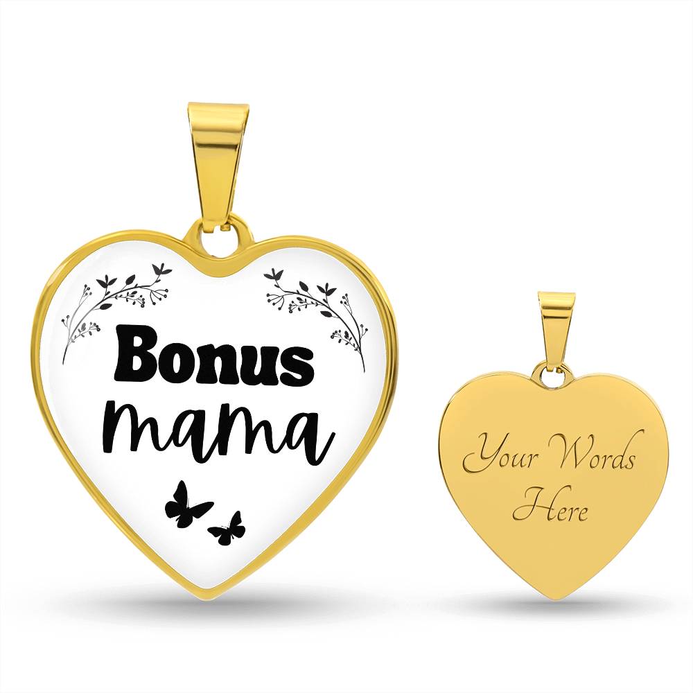 Bonus mama heart pendant