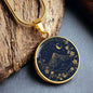 Acotar Merch,Acotar Jewelry,Acotar Wedding,Velaris Gold Star and Mountain Pendant with Engraving
