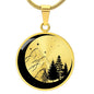 ACOTAR Necklace - Velaris Stars, Moon, Mountains | Silver or Gold | Personalize with S+N, Forever, Anniversary | Stylish Fan-Adored Jewelry!