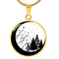 ACOTAR Necklace - Velaris Stars, Moon, Mountains | Silver or Gold | Personalize with S+N, Forever, Anniversary | Stylish Fan-Adored Jewelry!