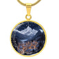 Acotar Gifts, Acotar Necklace, Velaris Mountains with Stars Gold Necklace, Acomaf Merch, Booktok Jewelry, Bookish Reader Gifts, Christmas, Valentines Day, Birthday