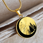 ACOTAR Necklace - Velaris Stars, Moon, Mountains | Silver or Gold | Personalize with S+N, Forever, Anniversary | Stylish Fan-Adored Jewelry!