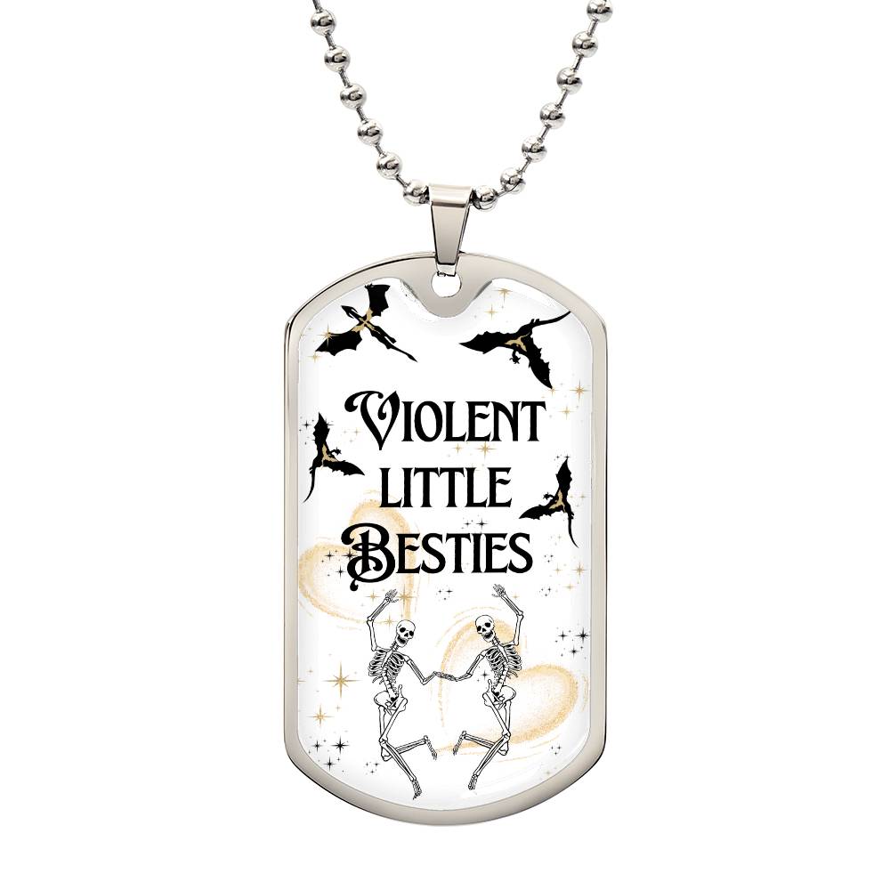 Bookish Best Friend Birthday Gift for Her Fourth Wing Romantasy Reader Best Friend Necklace Bookstagram Booktok Bestie Bday