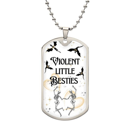 Bookish Best Friend Birthday Gift for Her Fourth Wing Romantasy Reader Best Friend Necklace Bookstagram Booktok Bestie Bday