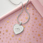 Acotar Necklace, To the Stars who Listen, Engraved Heart, Feyre and Rhysand Gift, Personalized Bookish Gifts, Booktok Necklace