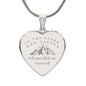Acotar Necklace, To the Stars who Listen, Engraved Heart, Feyre and Rhysand Gift, Personalized Bookish Gifts, Booktok Necklace