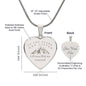 Acotar Necklace, To the Stars who Listen, Engraved Heart, Feyre and Rhysand Gift, Personalized Bookish Gifts, Booktok Necklace