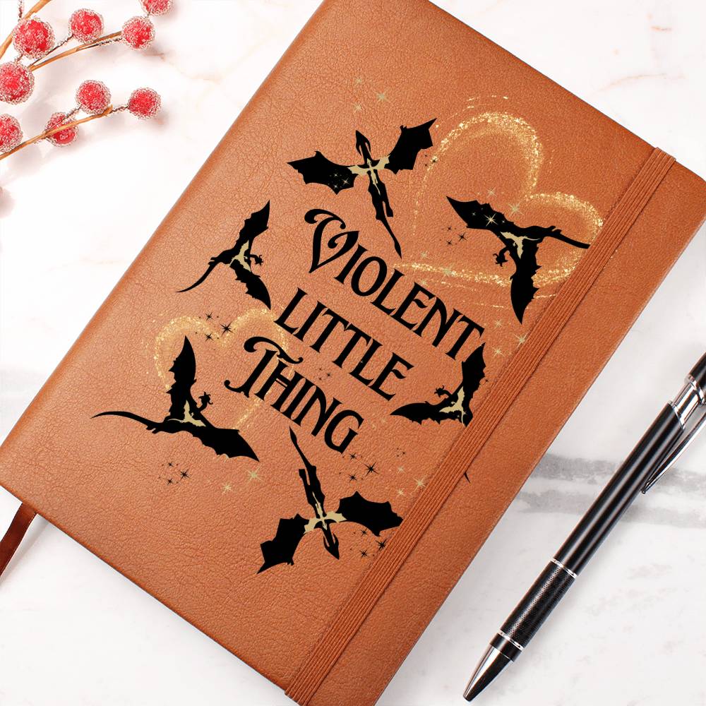 Cute Bookish Fourth Wing Aesthetic Journal Dragon Rider Notebook Basgiath War College Violent Little Thing