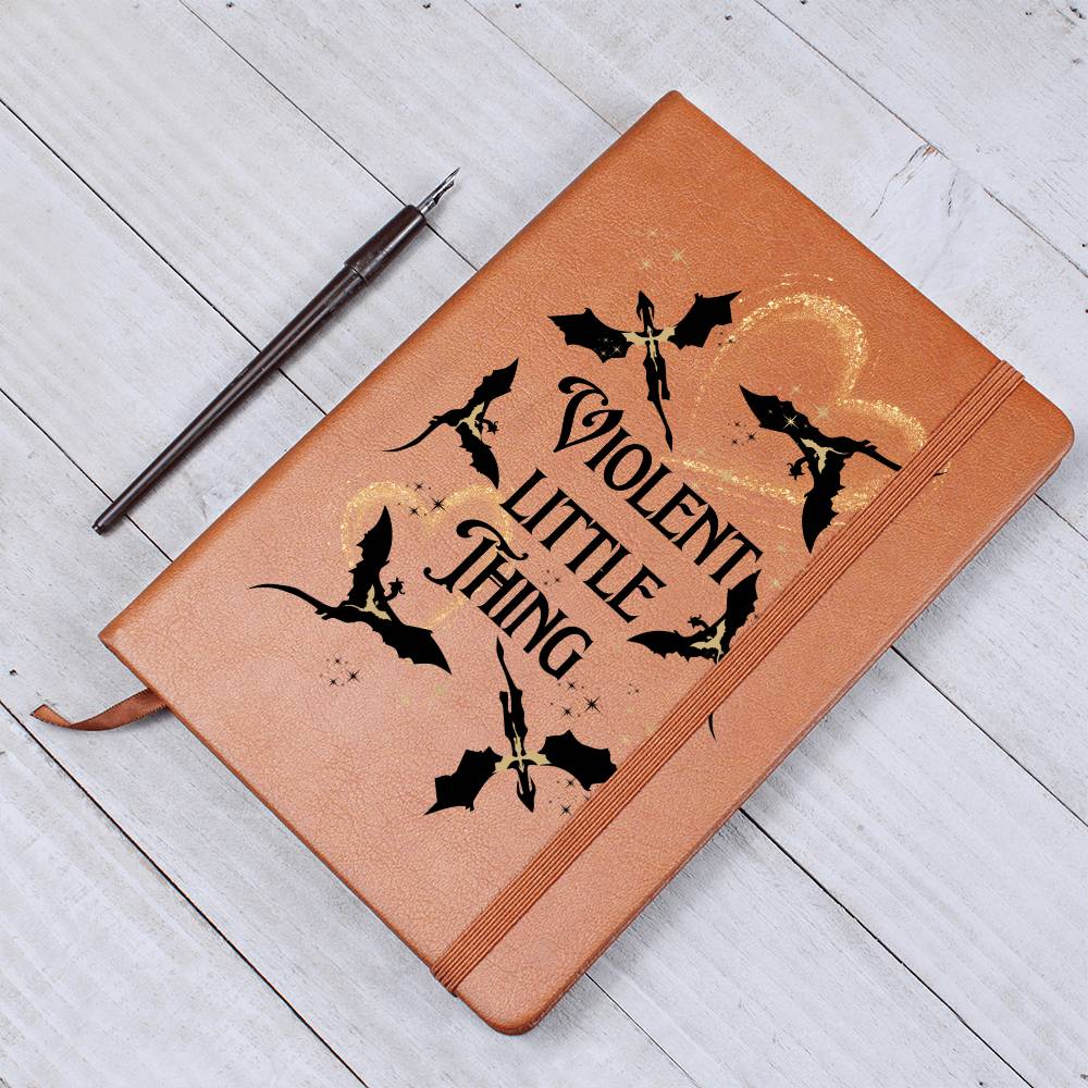 Cute Bookish Fourth Wing Aesthetic Journal Dragon Rider Notebook Basgiath War College Violent Little Thing