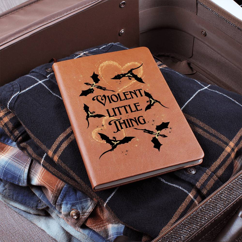 Cute Bookish Fourth Wing Aesthetic Journal Dragon Rider Notebook Basgiath War College Violent Little Thing