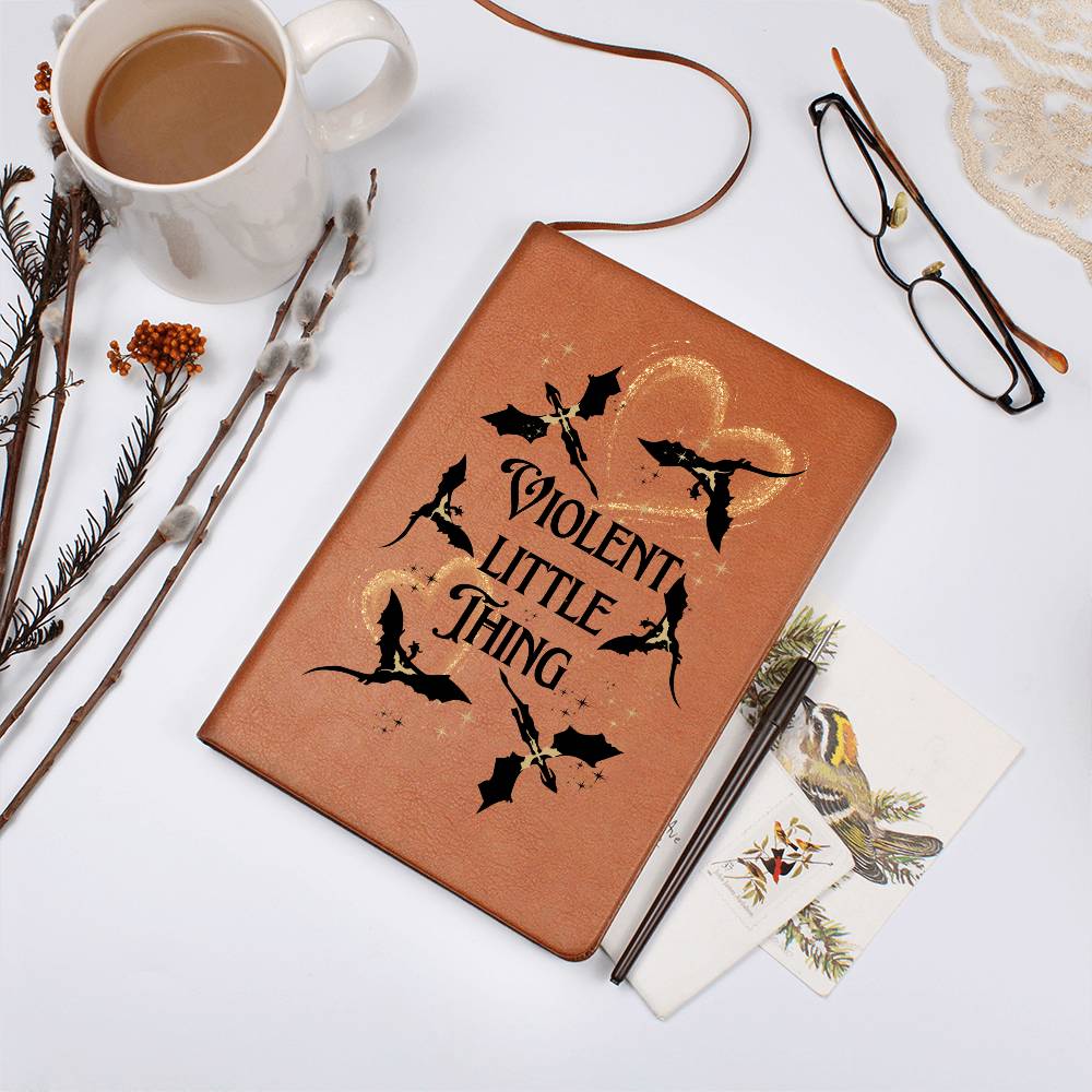 Cute Bookish Fourth Wing Aesthetic Journal Dragon Rider Notebook Basgiath War College Violent Little Thing