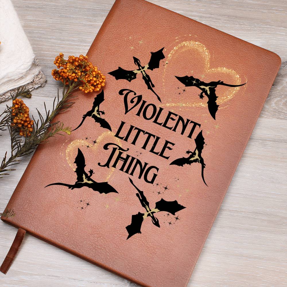 Cute Bookish Fourth Wing Aesthetic Journal Dragon Rider Notebook Basgiath War College Violent Little Thing