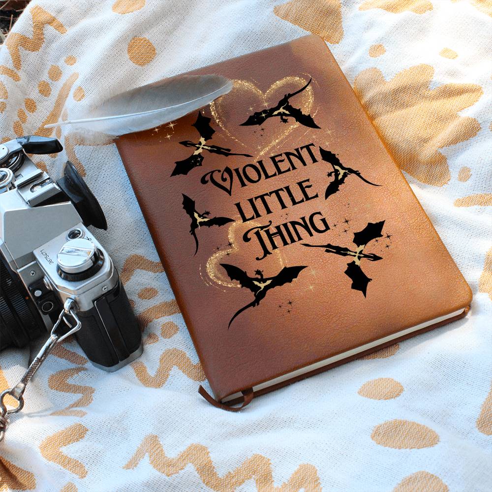 Cute Bookish Fourth Wing Aesthetic Journal Dragon Rider Notebook Basgiath War College Violent Little Thing