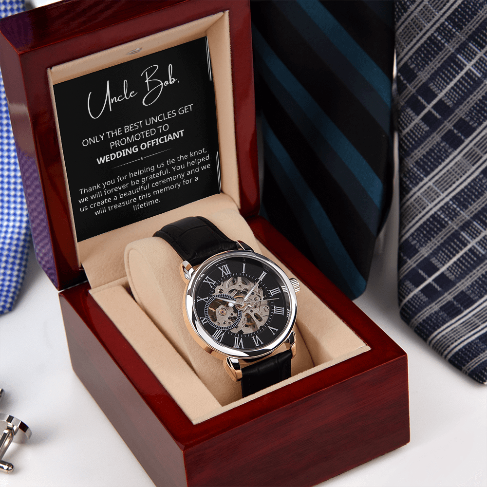Uncle Wedding Officiant Gift