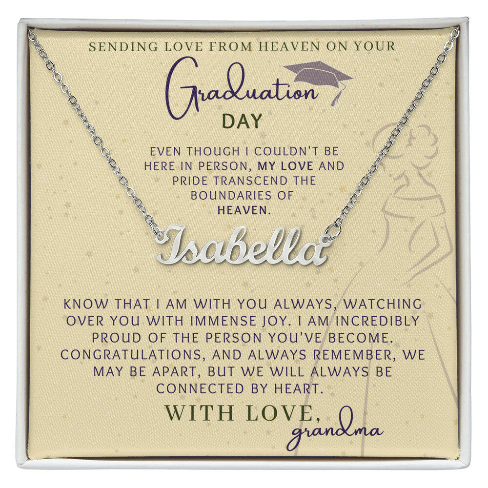 Little Love from Heaven Personalized Name necklace