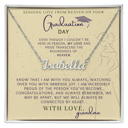 Little Love from Heaven Personalized Name necklace