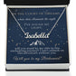acotar bridesmaid name necklace
