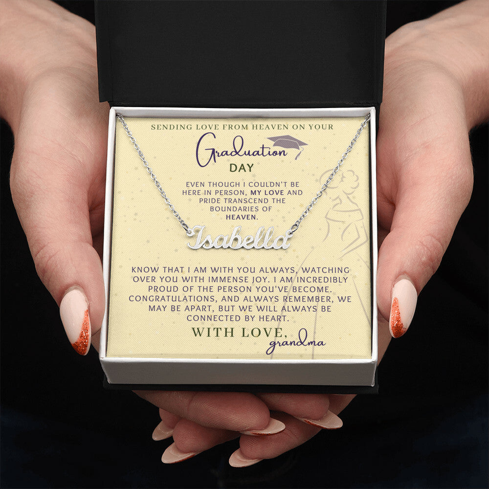 Little Love from Heaven Personalized Name necklace