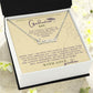 Love From Heaven Personalized Name Necklace in Yellow And Eggplant