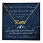 acotar bridesmaid name necklace