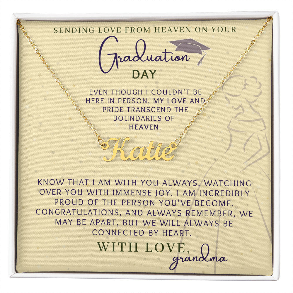 Little Love from Heaven Personalized Name necklace