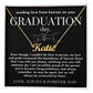 Message from Heaven for Graduation, Gradiation Goft from Guardian Angel, Personalized Gradiation Necklace from Dad