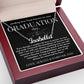 Message from Heaven for Graduation, Gradiation Goft from Guardian Angel, Personalized Gradiation Necklace from Dad