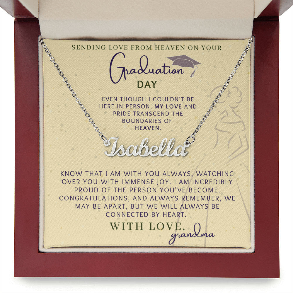 Little Love from Heaven Personalized Name necklace
