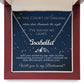acotar bridesmaid name necklace