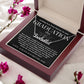 Message from Heaven for Graduation, Gradiation Goft from Guardian Angel, Personalized Gradiation Necklace from Dad