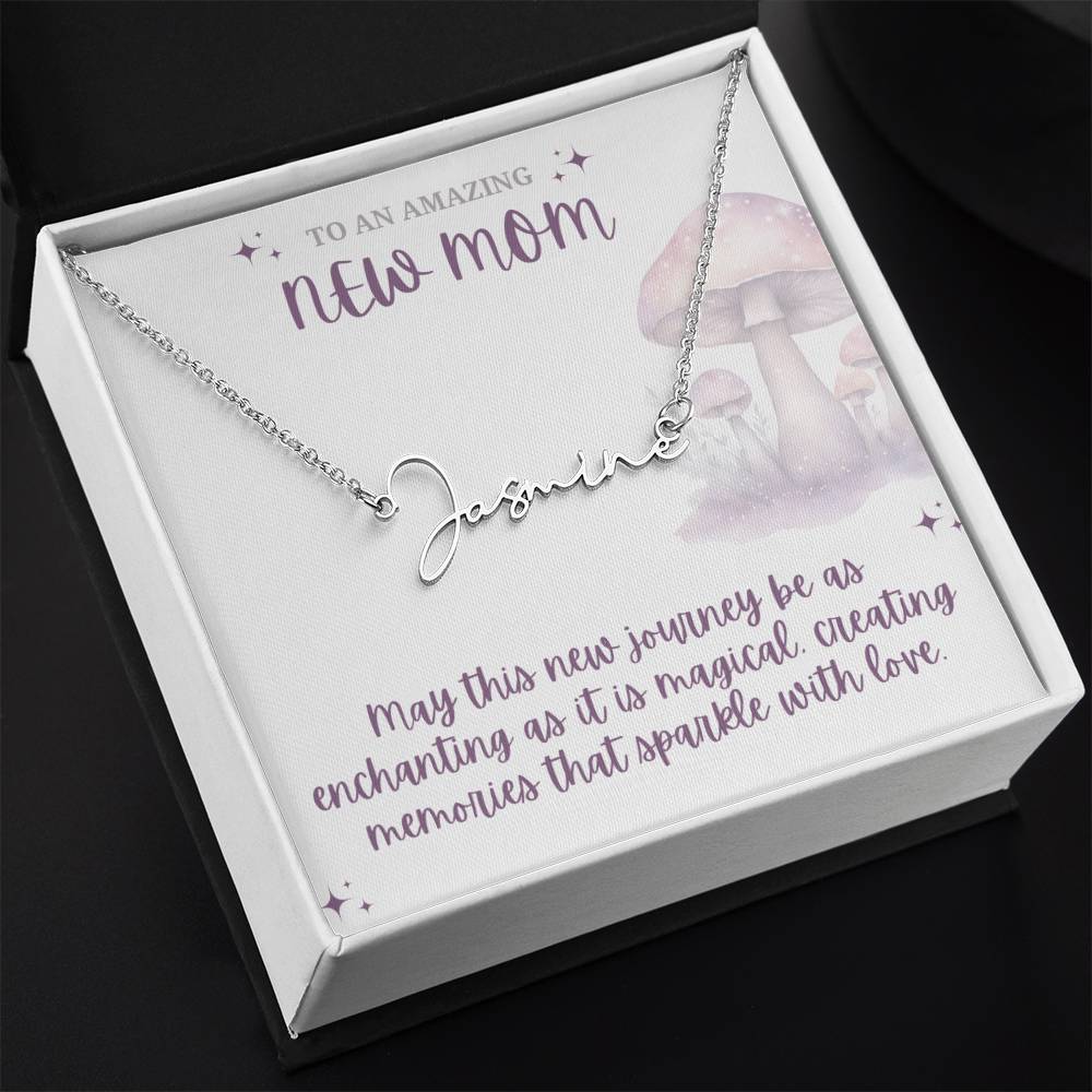 52A02900-8603-4CC7-BAF1-1FAF1600103C Enchanting New Mom Necklace