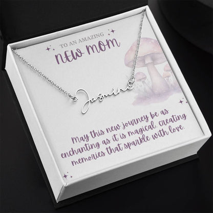 52A02900-8603-4CC7-BAF1-1FAF1600103C Enchanting New Mom Necklace