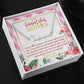 Cute mom necklace pink
