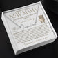Adventure Awaits New Baby Name Necklace for New Mom