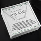new mama eucalyptus name neckalce