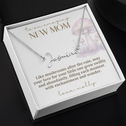 2CACE9A8-DE31-458E-8523-3FEB22FBCD15 Enchanting New Mom Necklace