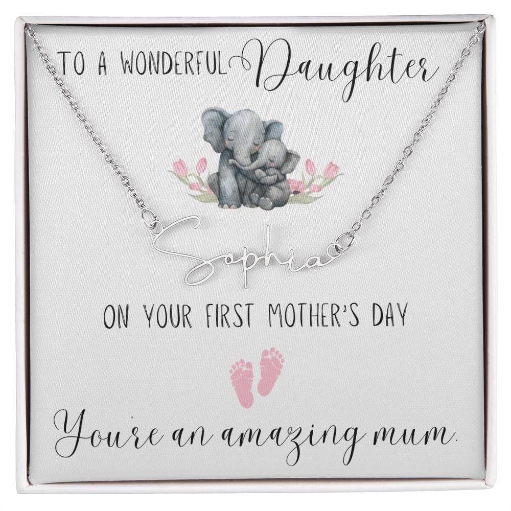 First Mothers Day Necklace