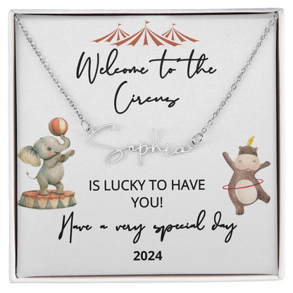 new baby name necklace