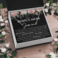 Bonus mom name signature necklace