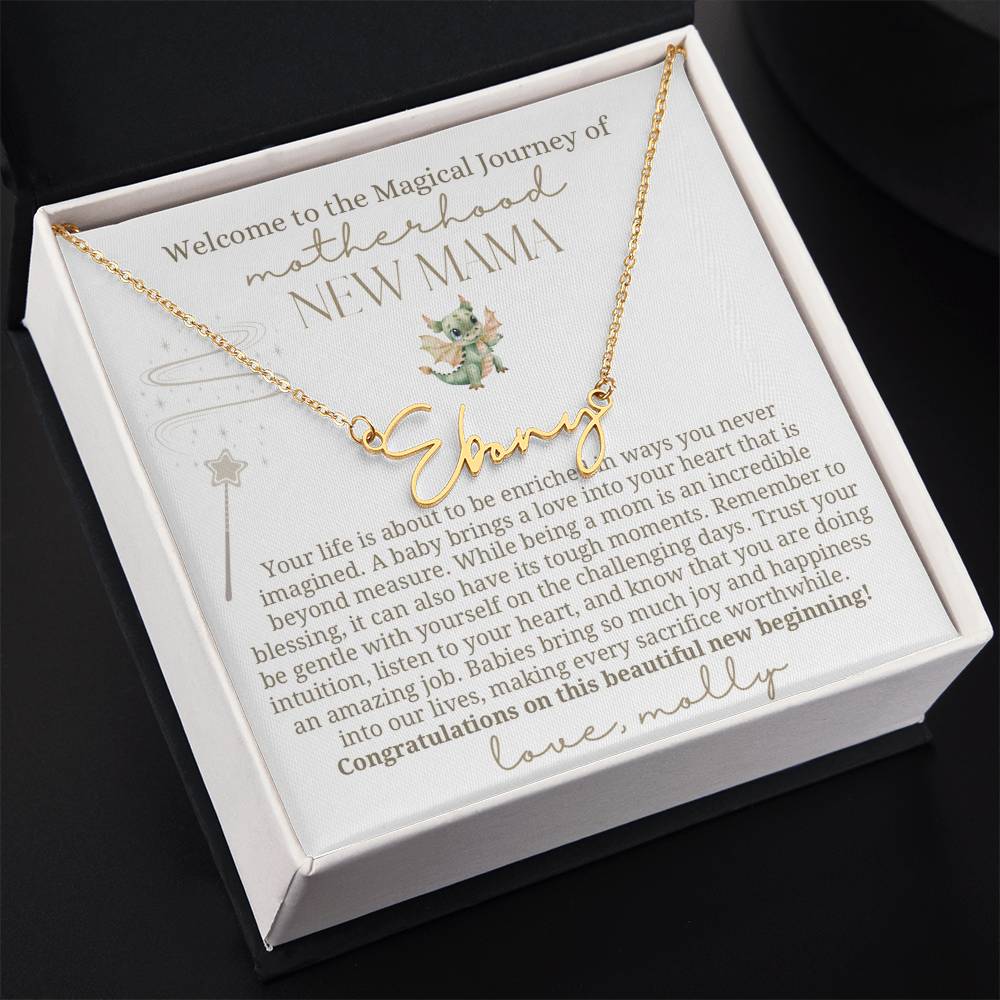 New Baby Boy Gift Magical Journey Necklace