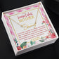Cute mom necklace pink