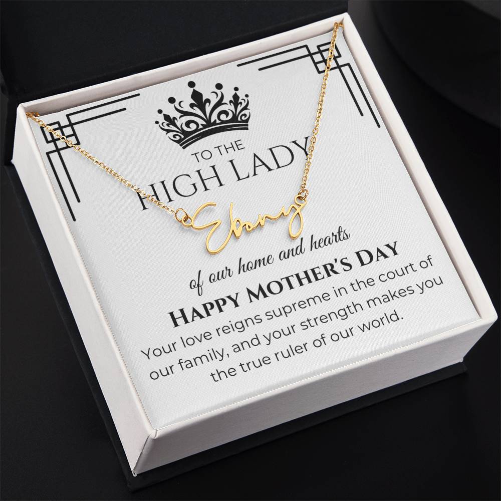 Mother's Day high lady