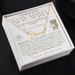 Adventure Awaits New Baby Name Necklace for New Mom