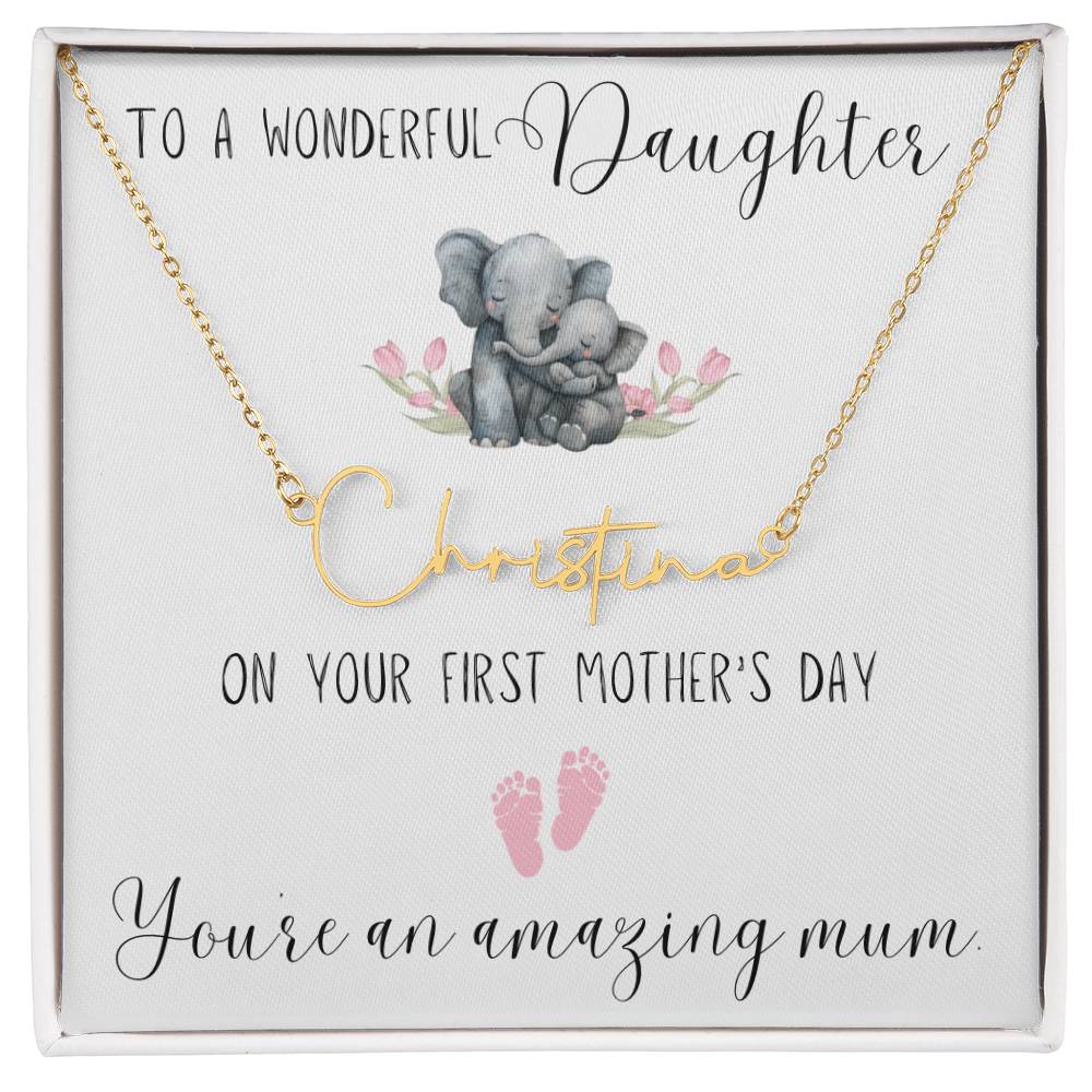 First Mothers Day Necklace