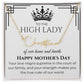 Mother's Day high lady