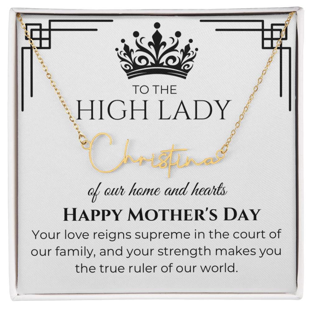 Mother's Day high lady