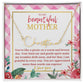 Cute mom necklace pink