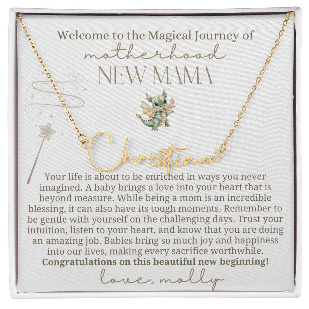 New Baby Boy Gift Magical Journey Necklace