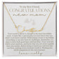 Stork New Mom Best Friend Baby Name Necklace