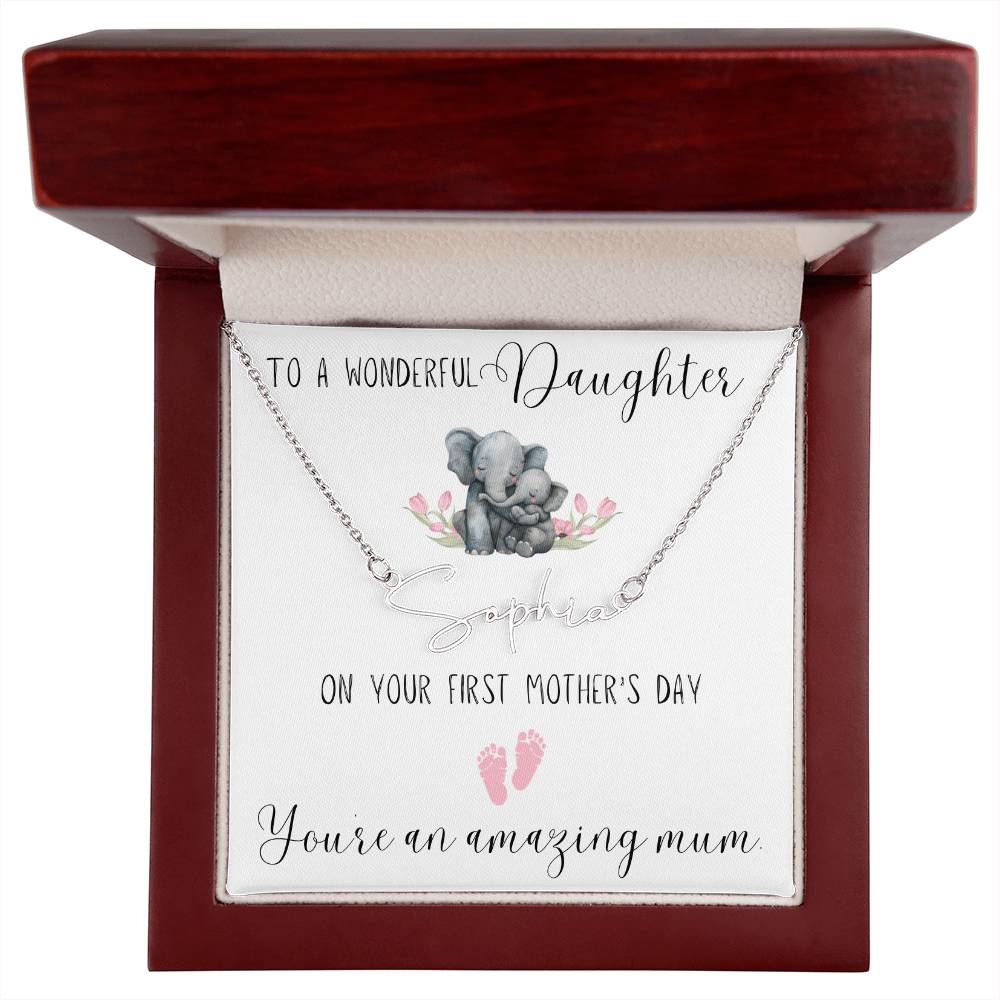 First Mothers Day Necklace
